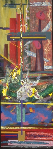 'Homage To Halim Scott' - photo of painting by Nick Applebee